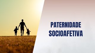 Paternidade socioafetiva [upl. by Aihsyak]