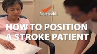 How To Position A Stroke Patient [upl. by Lorri]