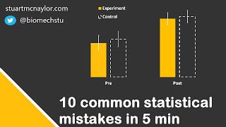 Ten Statistical Mistakes in 5 Min [upl. by Llebanna]