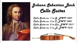 Johann Sebastian Bach  Cello suites in 432 Hz great for reading or studying [upl. by Lunette120]